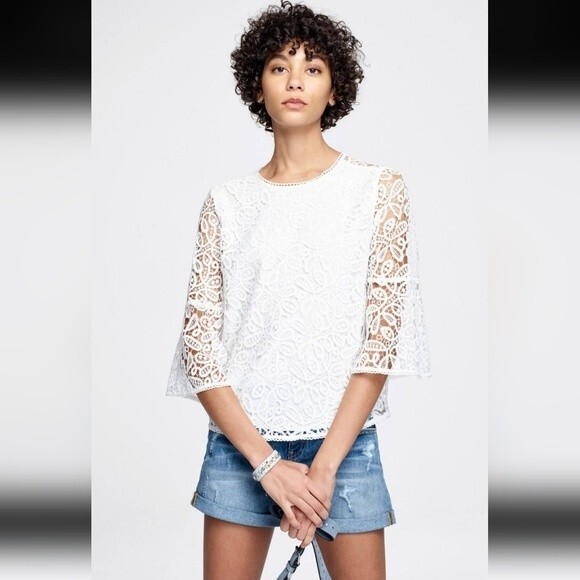 Rebecca Minkoff Lace Jade Top Size S - Picture 10 of 10